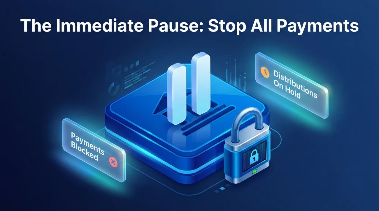 Frozen Estate Account And Payment Hold