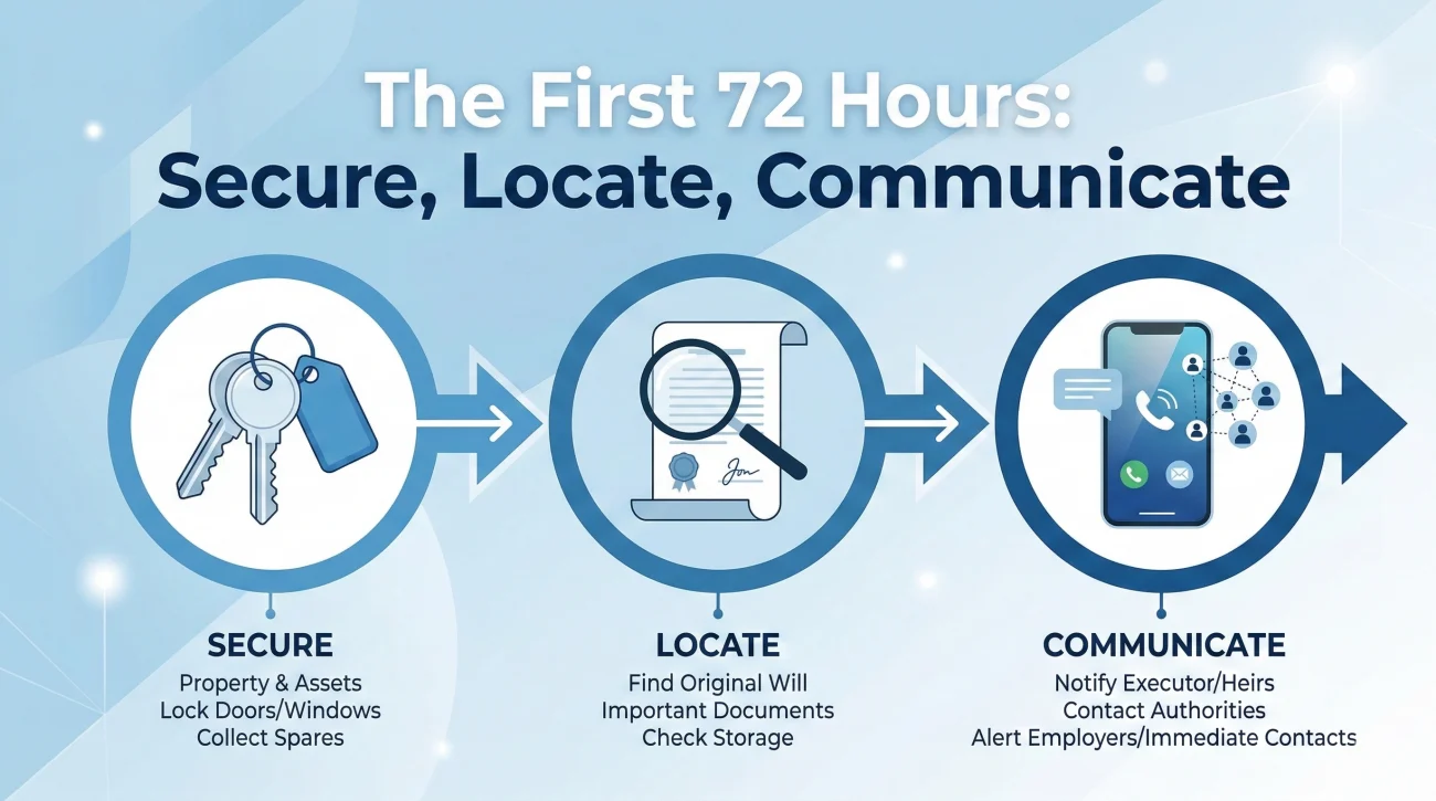 Immediate Tasks For Co Executors First 72 Hours