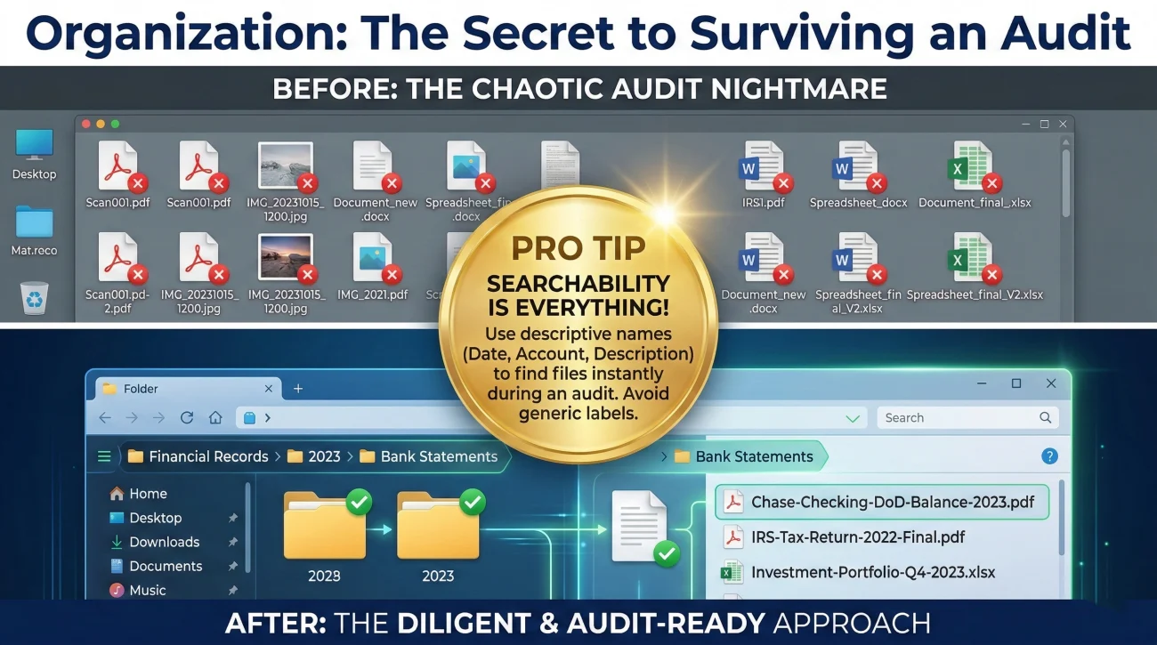 Organized Digital Filing System For Estate Valuation