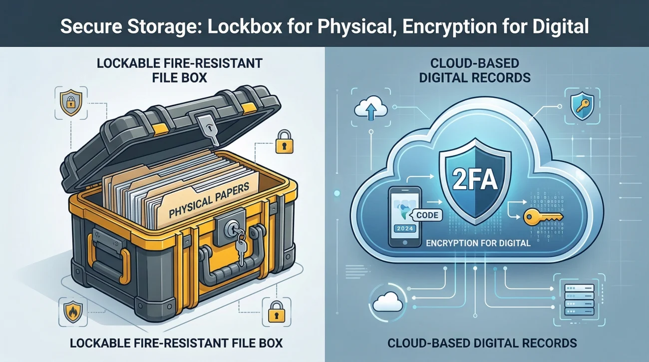 Physical And Digital Estate Storage Security