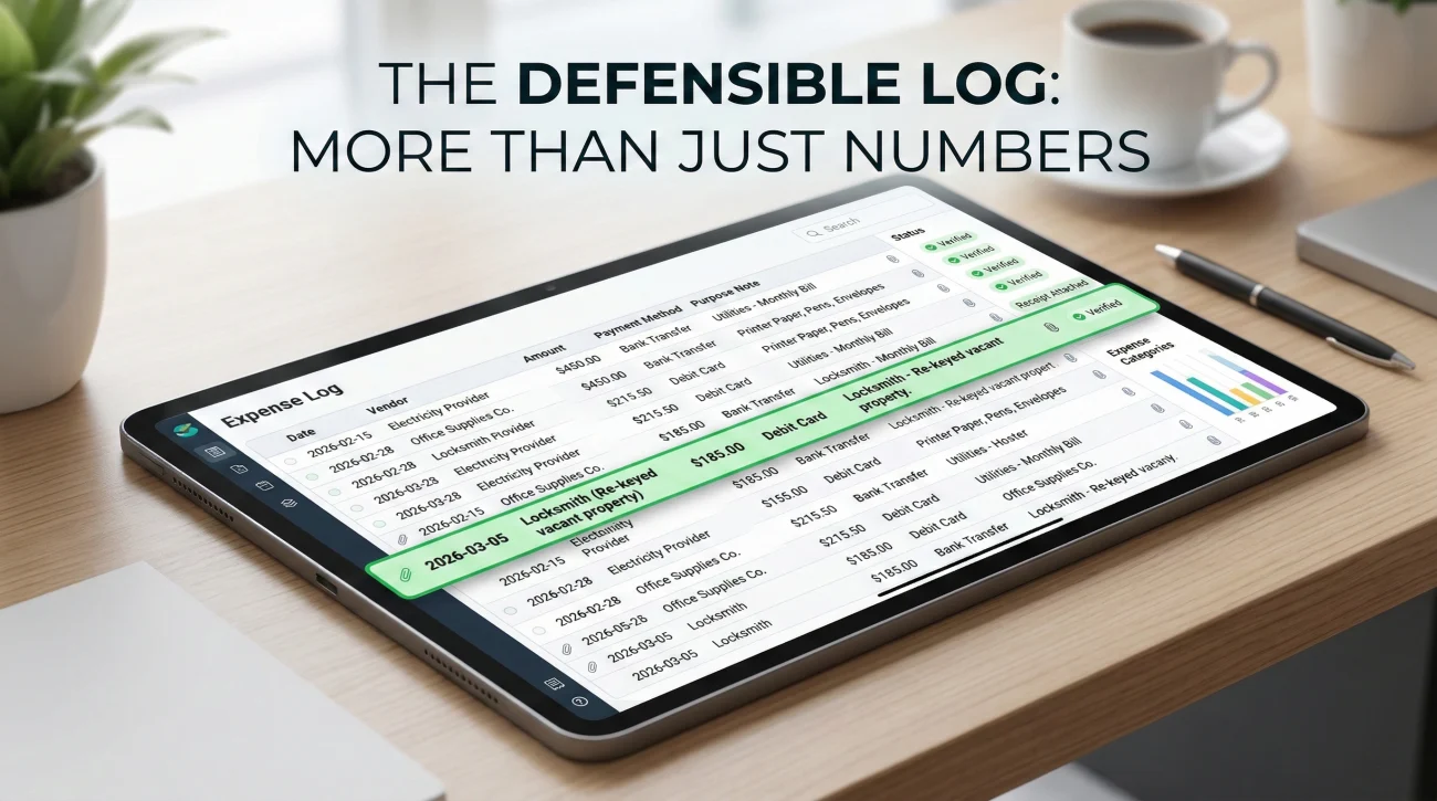 Professional Expense Tracking Log Template For Executors
