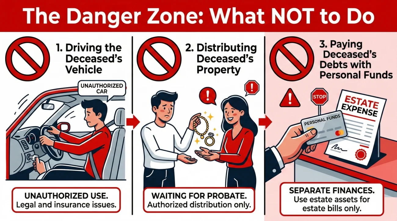Prohibited Actions Before Court Appointment