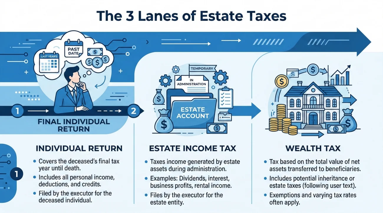 Three Lanes Of Estate And Individual Tax Responsibility