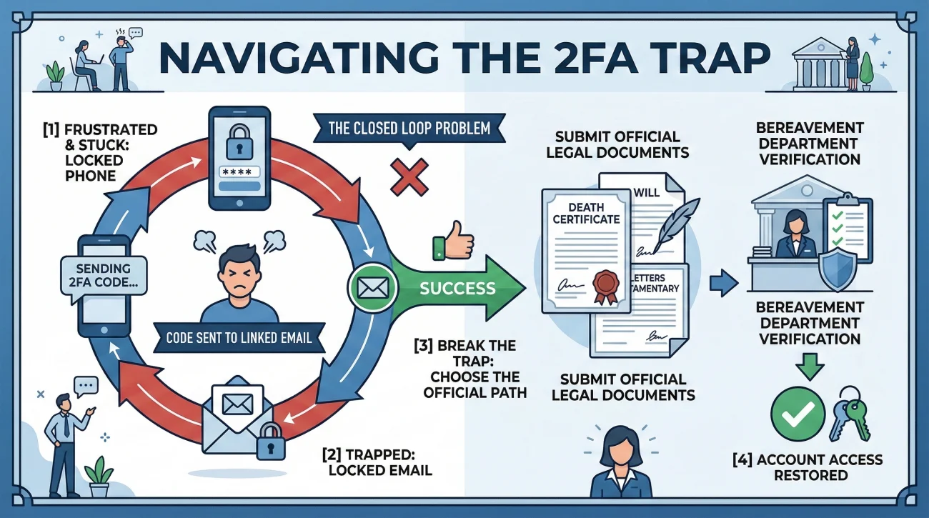 Two Factor Authentication Recovery Process