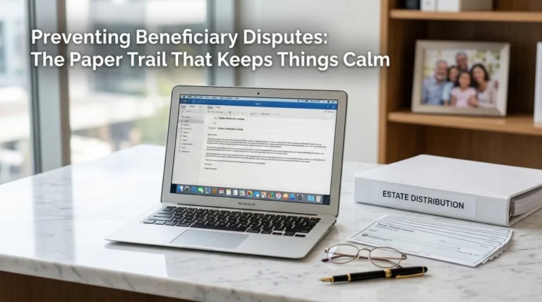 Preventing Beneficiary Disputes at Distribution: The Paper Trail That Keeps Things Calm