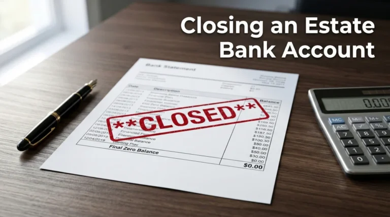 Closing an Estate Bank Account: What to Expect After Settlement