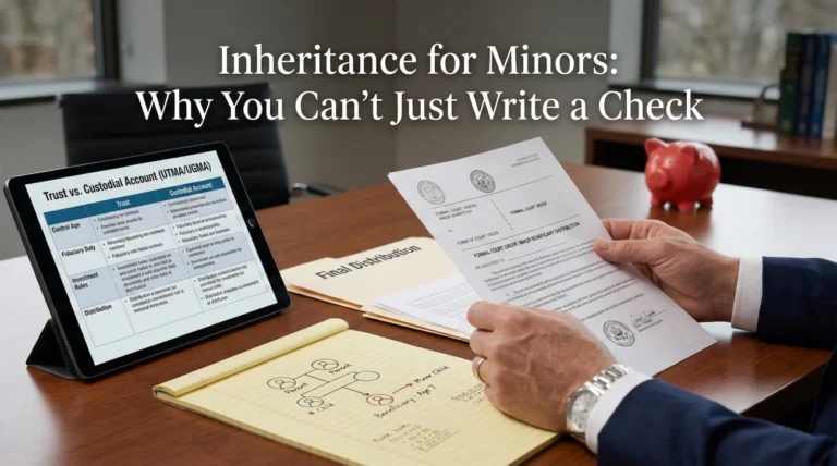 Distribution to Minors or Protected Beneficiaries: Why It Usually Cannot Be Handed Over Directly