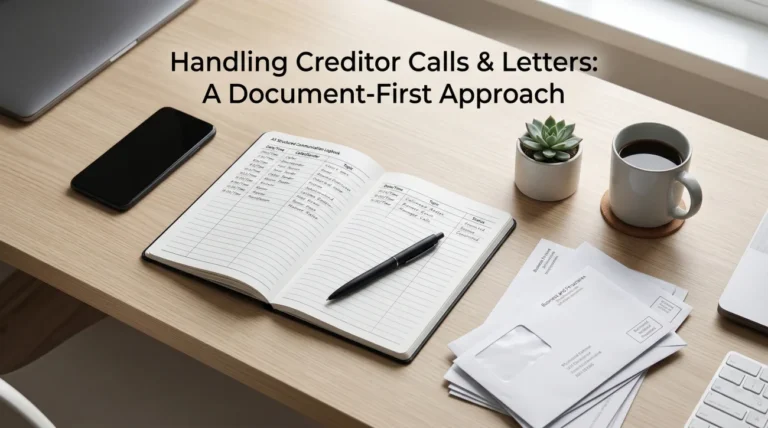 Handling Creditor Calls and Collection Letters as Executor: A Calm, Document-First Approach