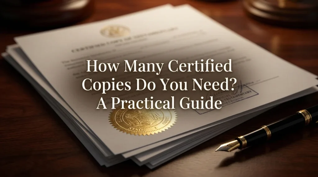 How Many Certified Copies Of Letters Testamentary Do I Need