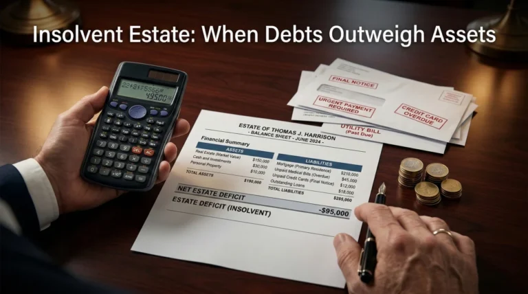 Insolvent Estate: What Changes When There Isn’t Enough Money to Pay Everyone