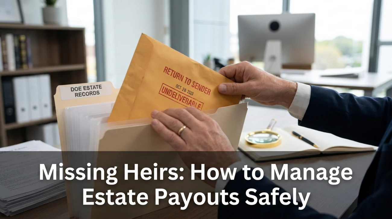 Missing Beneficiary Executor