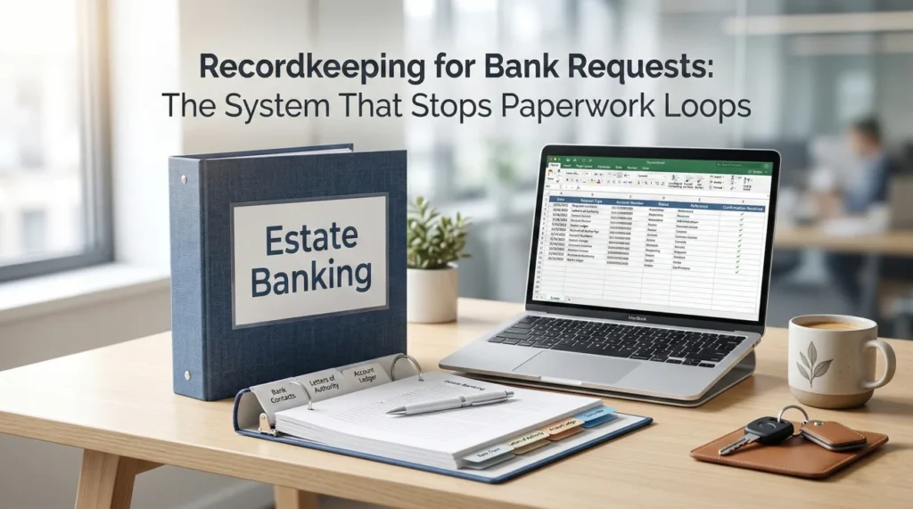 Recordkeeping For Executor Bank Requests