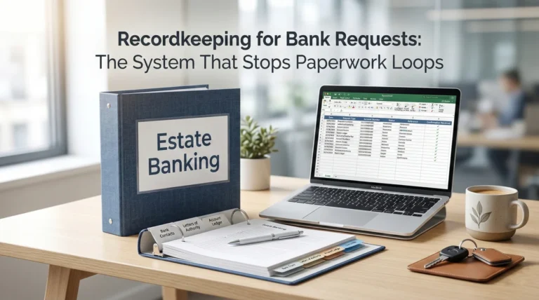Recordkeeping for Bank Requests: The Minimal System That Stops Repeat Paperwork Loops