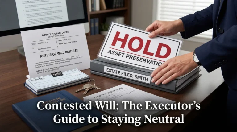 Contested Will in Probate: What Changes, What to Pause, and What to Track