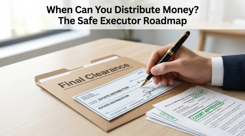 When Can An Executor Distribute Money